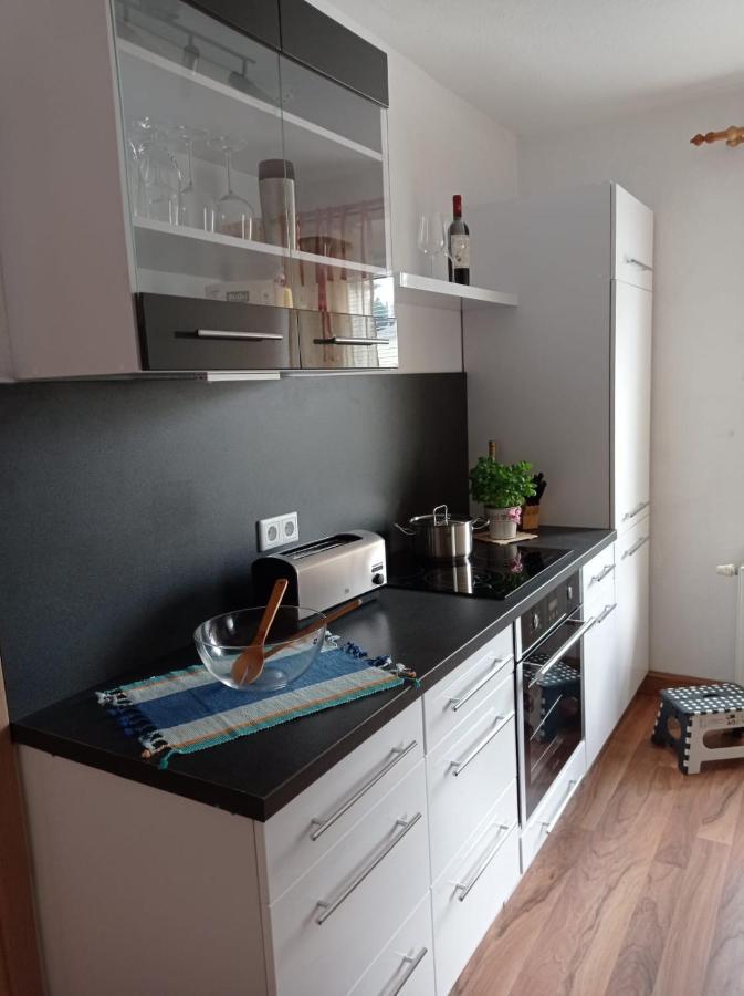 Ferienwohnung Greifenbach, Gartennutzung, Haustiere Willkommen Geyer Exterior photo